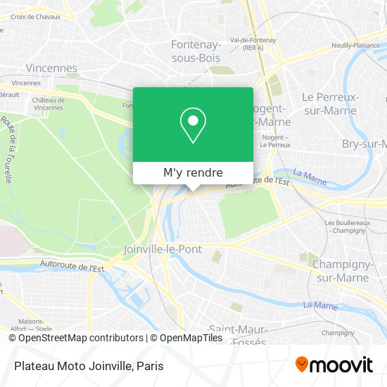 Plateau Moto Joinville plan