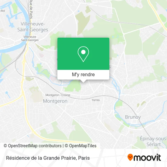 Résidence de la Grande Prairie plan