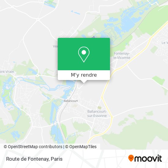 Route de Fontenay plan