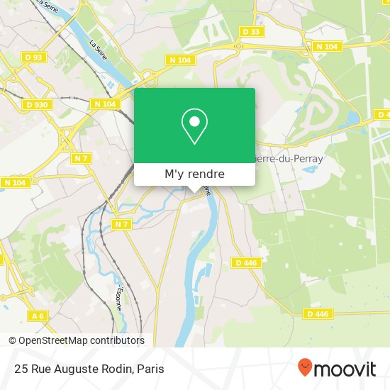 25 Rue Auguste Rodin plan