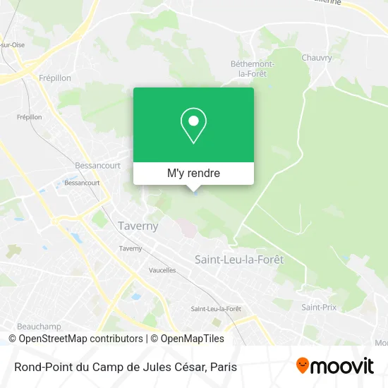 Rond-Point du Camp de Jules César plan