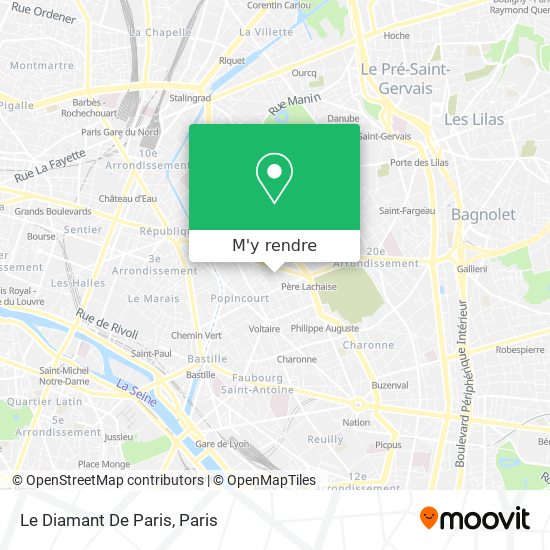 Le Diamant De Paris plan