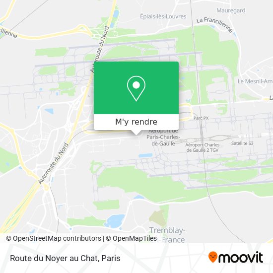 Route du Noyer au Chat plan