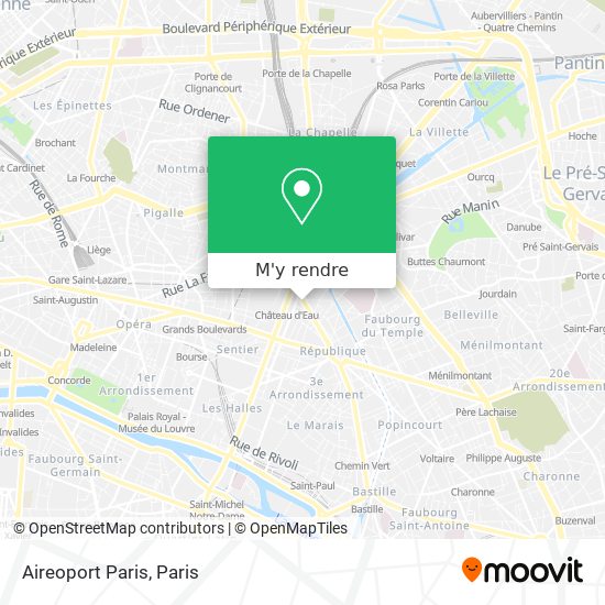 Aireoport Paris plan