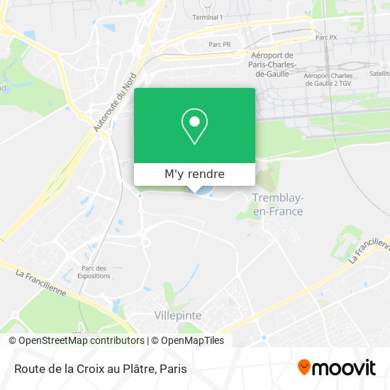 Route de la Croix au Plâtre plan