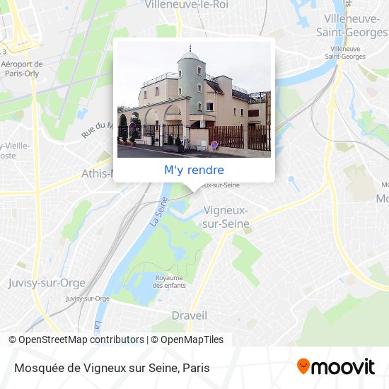 Mosquée de Vigneux sur Seine plan
