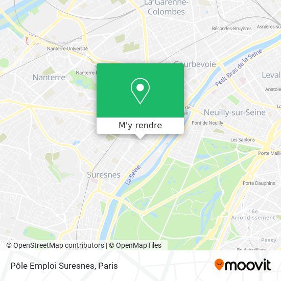 Pôle Emploi Suresnes plan