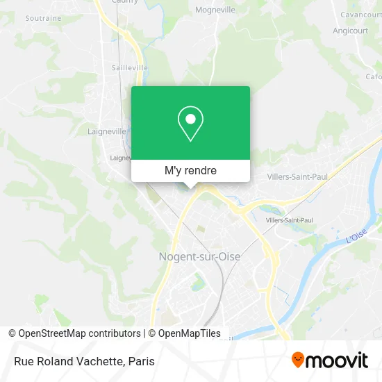 Rue Roland Vachette plan