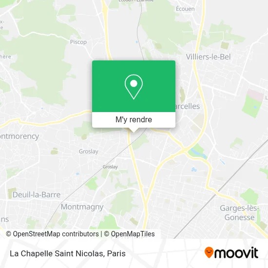 La Chapelle Saint Nicolas plan