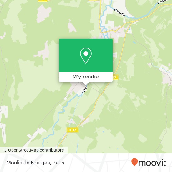 Moulin de Fourges plan