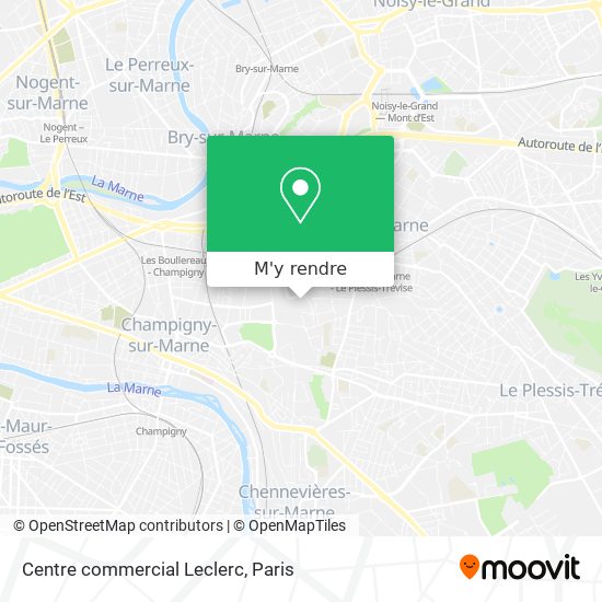 Centre commercial Leclerc plan