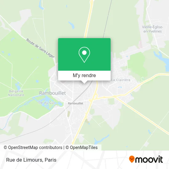 Rue de Limours plan