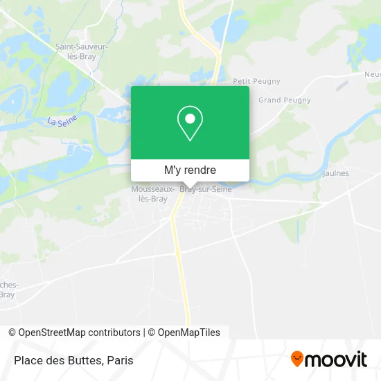 Place des Buttes plan