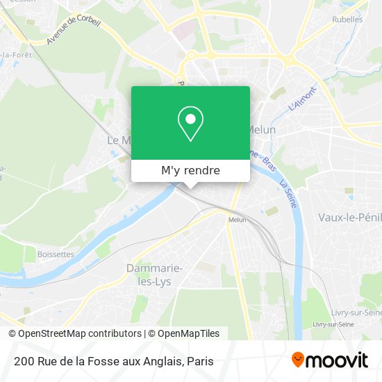 200 Rue de la Fosse aux Anglais plan