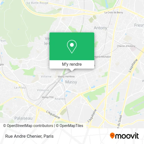 Rue Andre Chenier plan