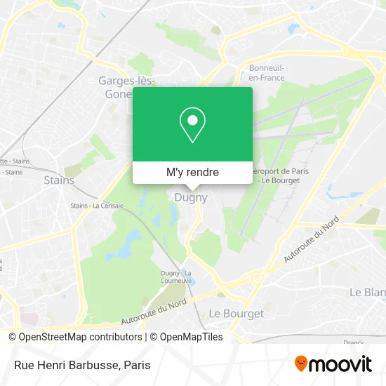 Rue Henri Barbusse plan