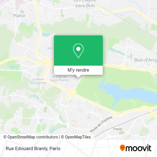 Rue Edouard Branly plan