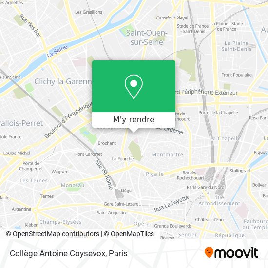 Collège Antoine Coysevox plan