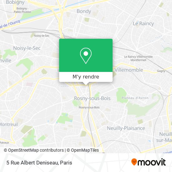 5 Rue Albert Deniseau plan