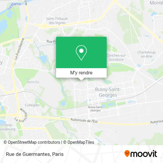 Rue de Guermantes plan