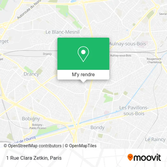 1 Rue Clara Zetkin plan
