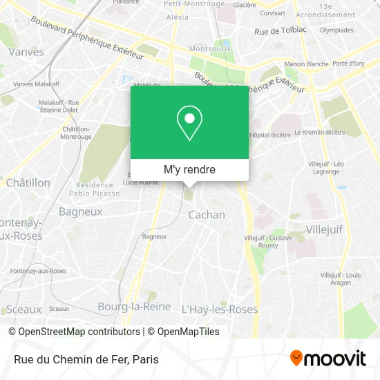 Rue du Chemin de Fer plan