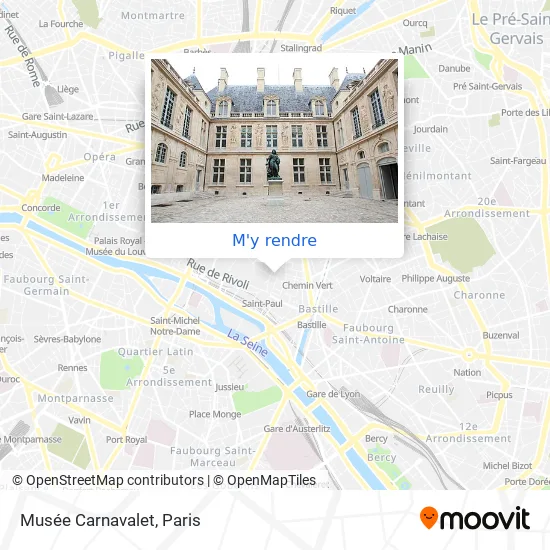 Musée Carnavalet plan