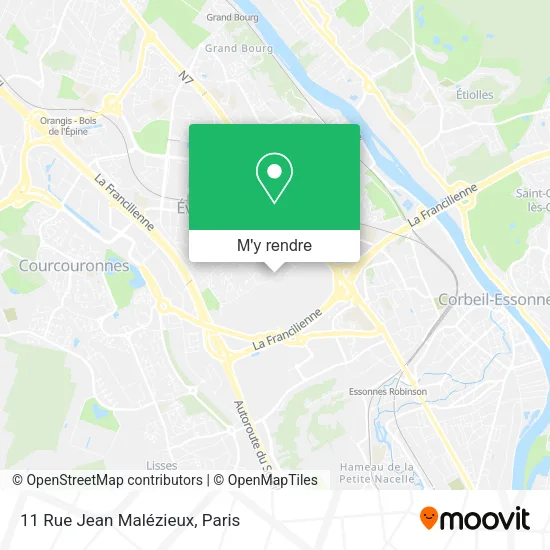 11 Rue Jean Malézieux plan