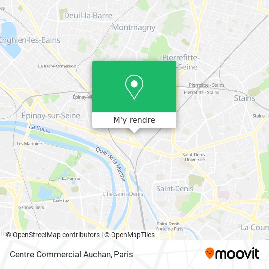Centre Commercial Auchan plan