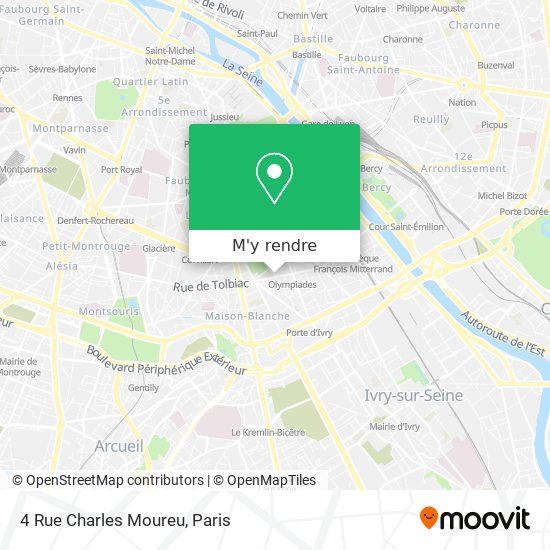 4 Rue Charles Moureu plan