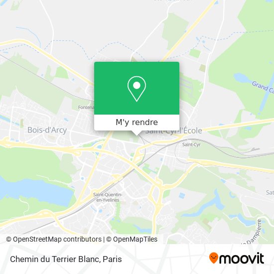 Chemin du Terrier Blanc plan