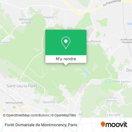 Forêt Domaniale de Montmorency plan