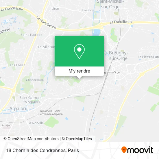 18 Chemin des Cendrennes plan