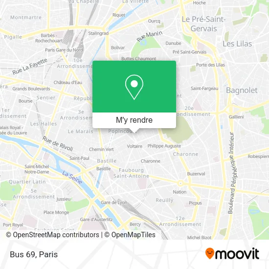 Bus 69 plan