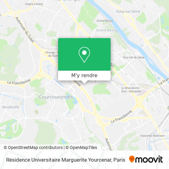 Résidence Universitaire Marguerite Yourcenar plan