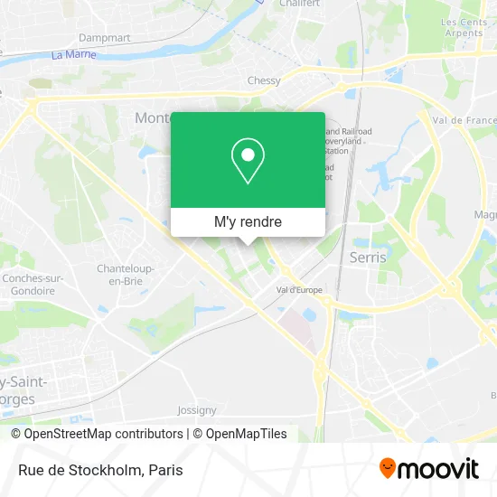 Rue de Stockholm plan