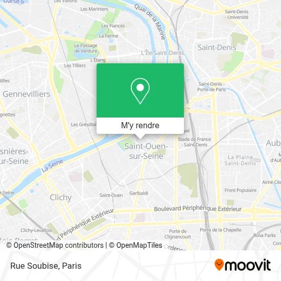 Rue Soubise plan