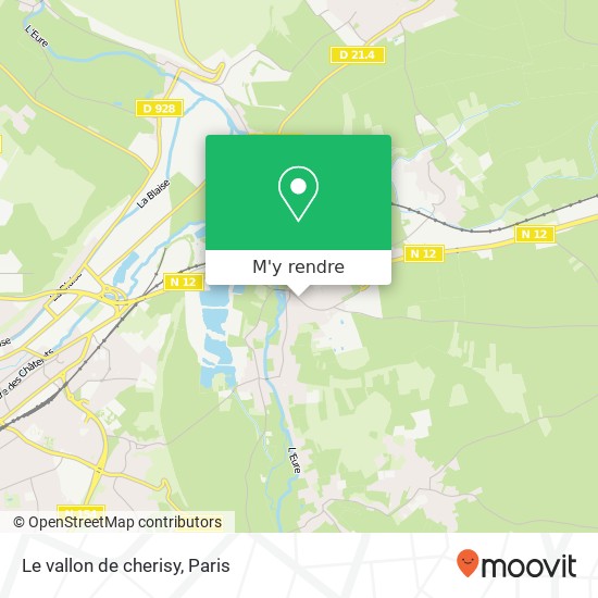 Le vallon de cherisy plan