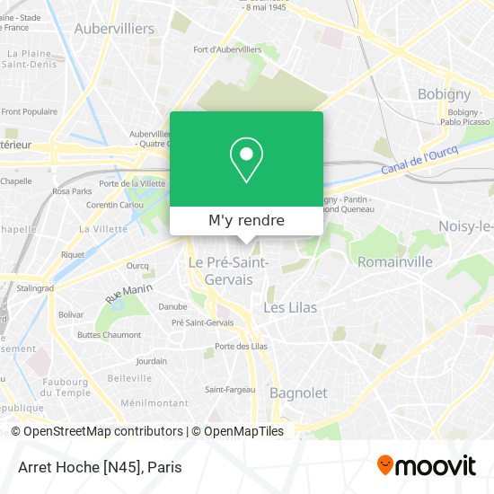 Arret Hoche [N45] plan