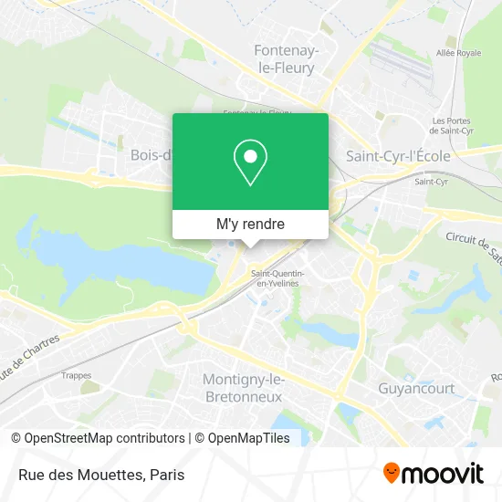 Rue des Mouettes plan