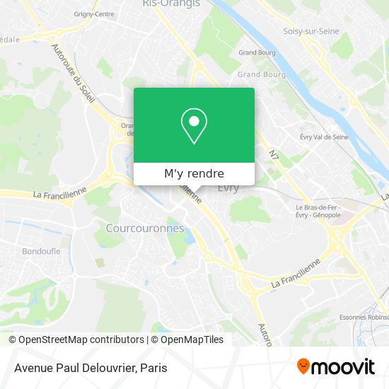 Avenue Paul Delouvrier plan