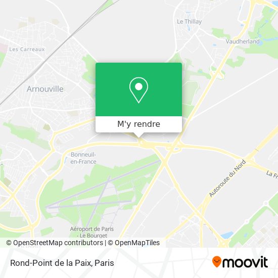 Rond-Point de la Paix plan