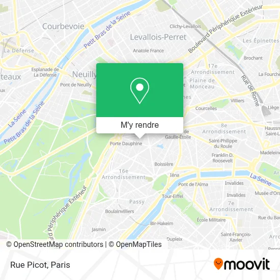 Rue Picot plan