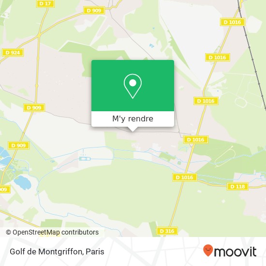 Golf de Montgriffon plan