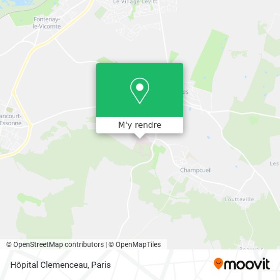 Hôpital Clemenceau plan