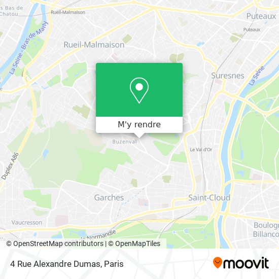 4 Rue Alexandre Dumas plan