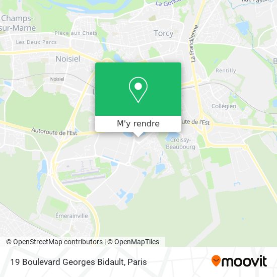 19 Boulevard Georges Bidault plan