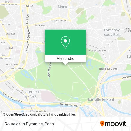 Route de la Pyramide plan