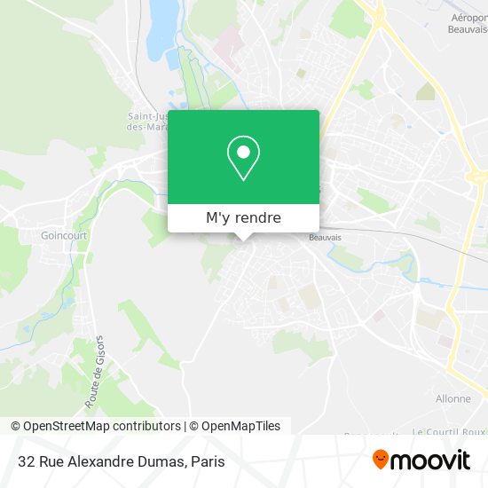 32 Rue Alexandre Dumas plan