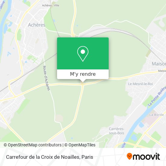 Carrefour de la Croix de Noailles plan